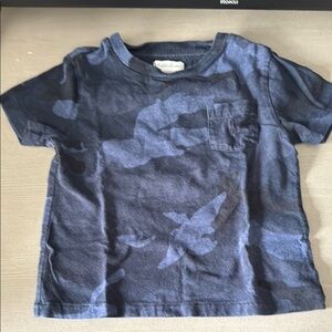 Kids Blue Camouflage T-Shirt